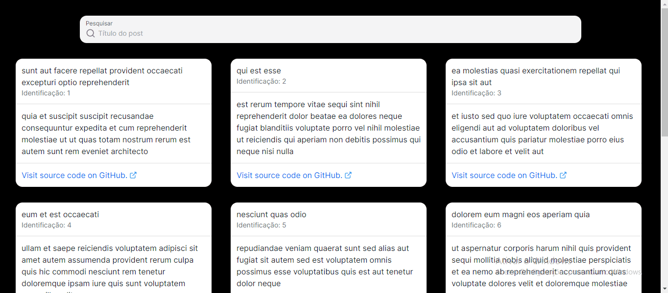 Este projeto representa uma jornada de aprofundamento nos fundamentos teóricos e práticos da biblioteca tanstack/query