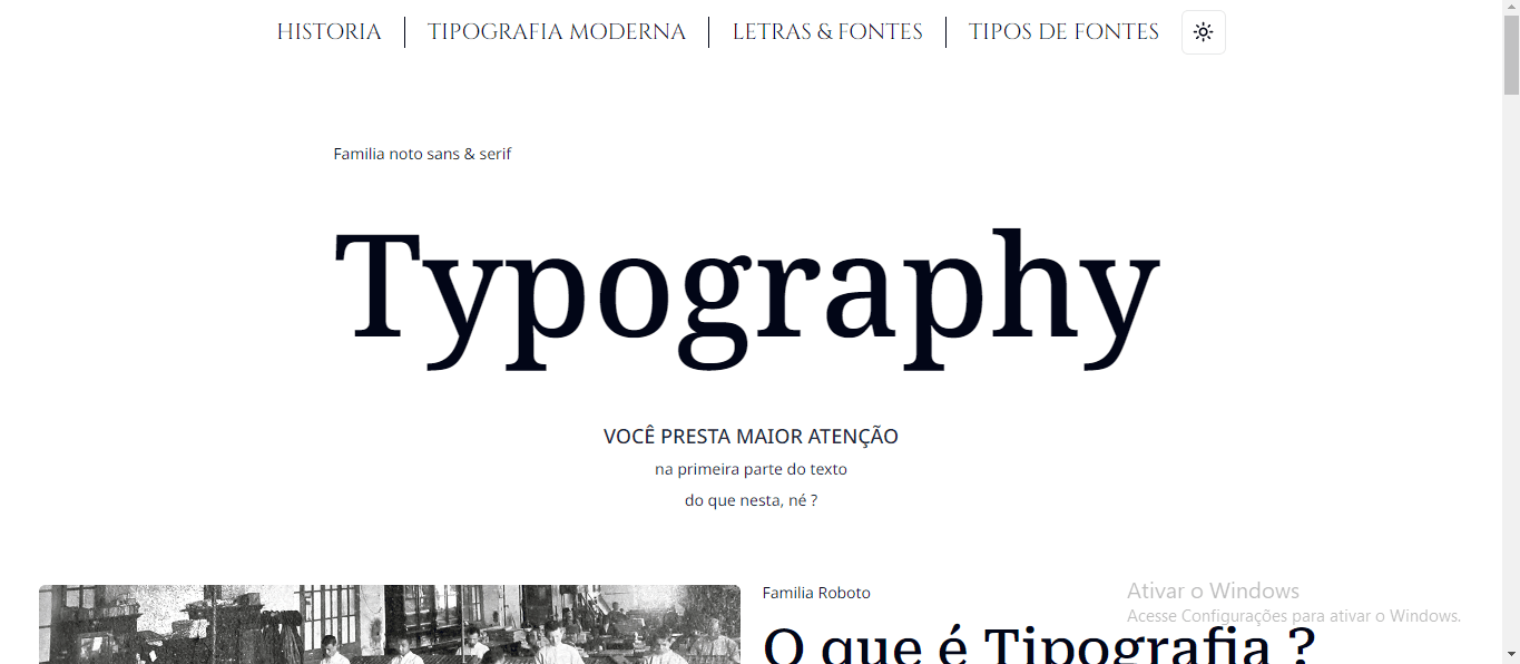 Inspirado pela arte e ciência da tipografia, este projeto é um reflexo da minha imersão em um blog especializado no assunto. Dediquei-me a explorar e praticar uma variedade de estilos tipográficos...